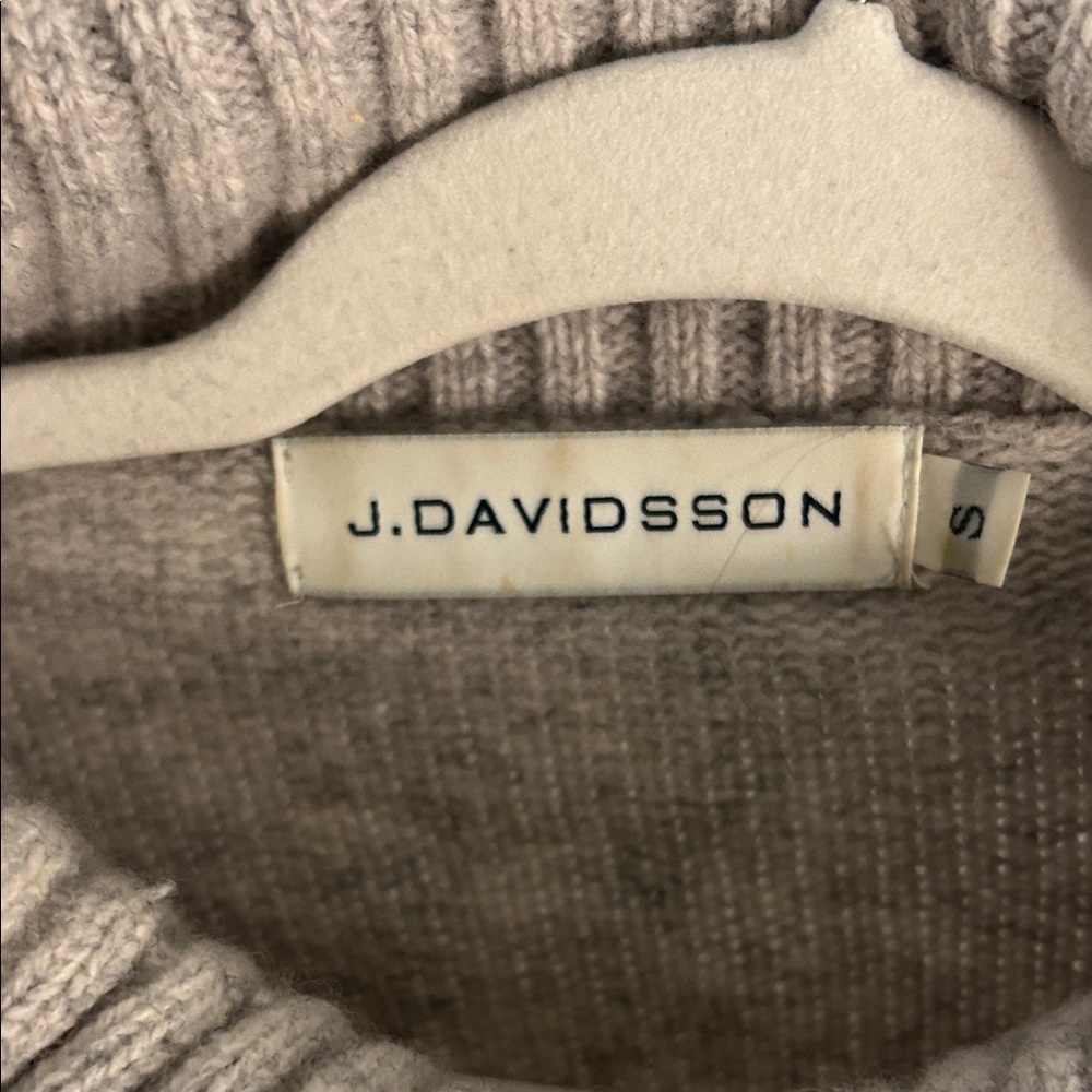 Adjustable Gray Turtleneck Sweater - image 6